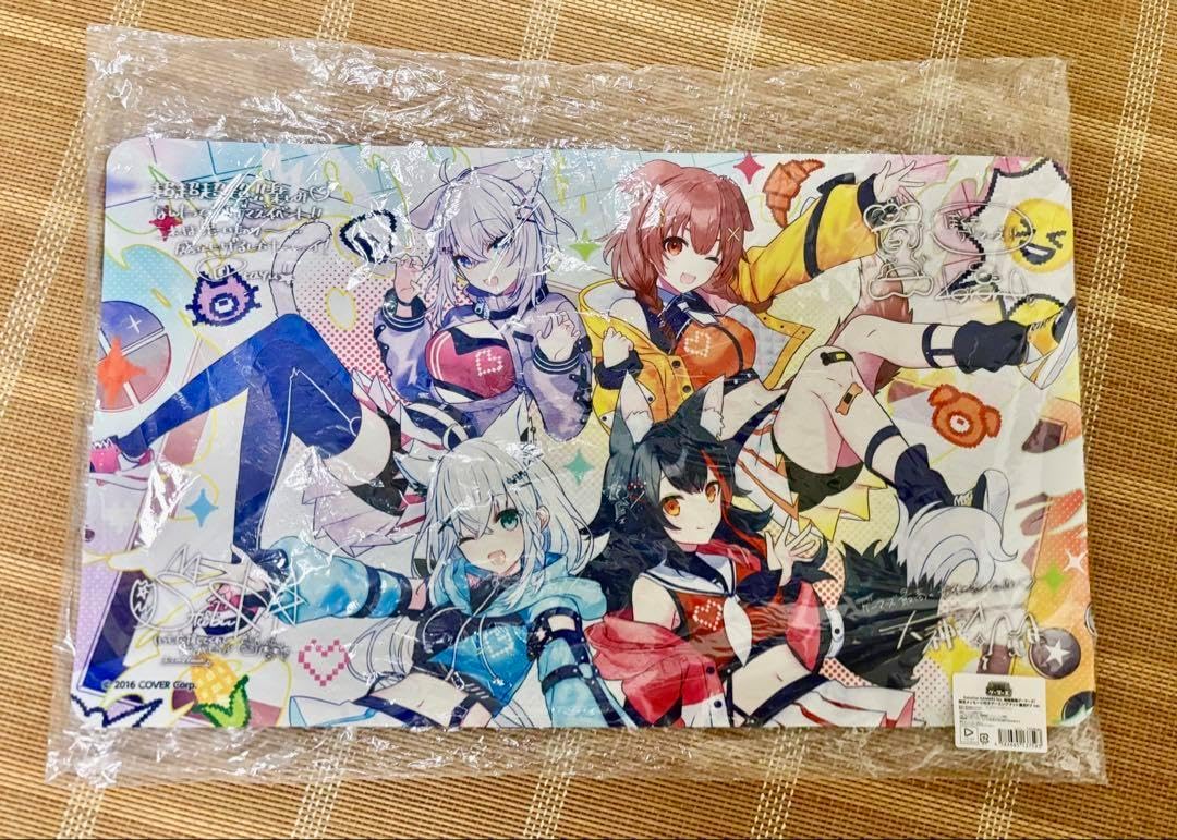 超超超超ゲーマーズ　限定メッセージ付きゲーミングマット　ラバーマット Amazon.co.jp: ホロ ライブ 超超超超ゲーマーズ 限定メッセージ